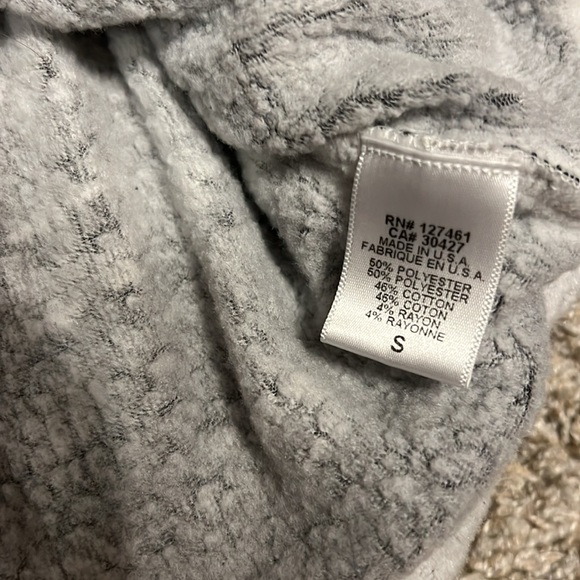 Wildfox Soto Warm Up Chevron Colorblock Zip Pullover Size Small - Picture 5 of 6